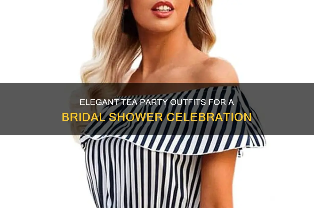 what do you wear to a bridal shower tea party