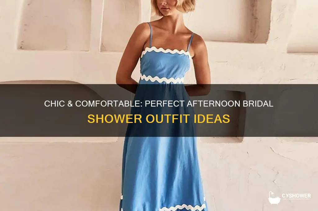 what do you wear to an afternoon bridal shower