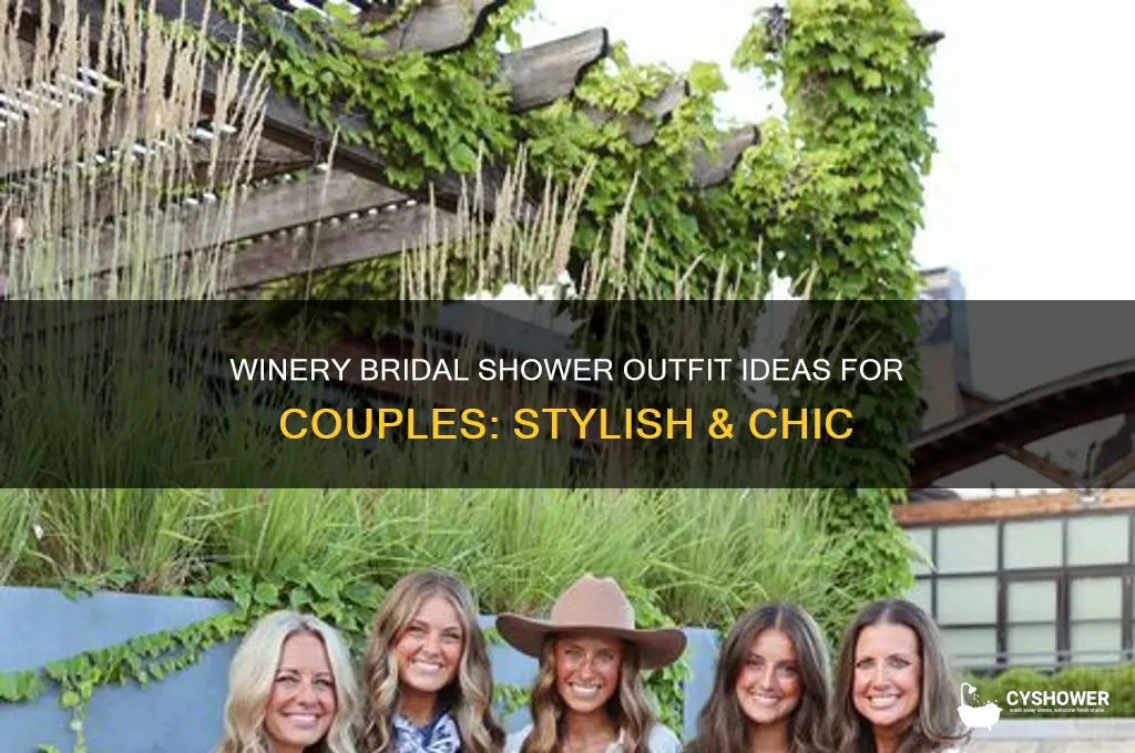 what do you wear to couples bridal shower at winery