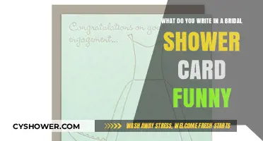 Laughter, Love, and Lipstick: Crafting Hilarious Bridal Shower Card Messages