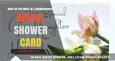 Heartfelt Words for Your Granddaughter’s Bridal Shower Card: Tips & Ideas