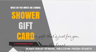 Thoughtful Bridal Shower Gift Card Messages: Ideas and Inspiration