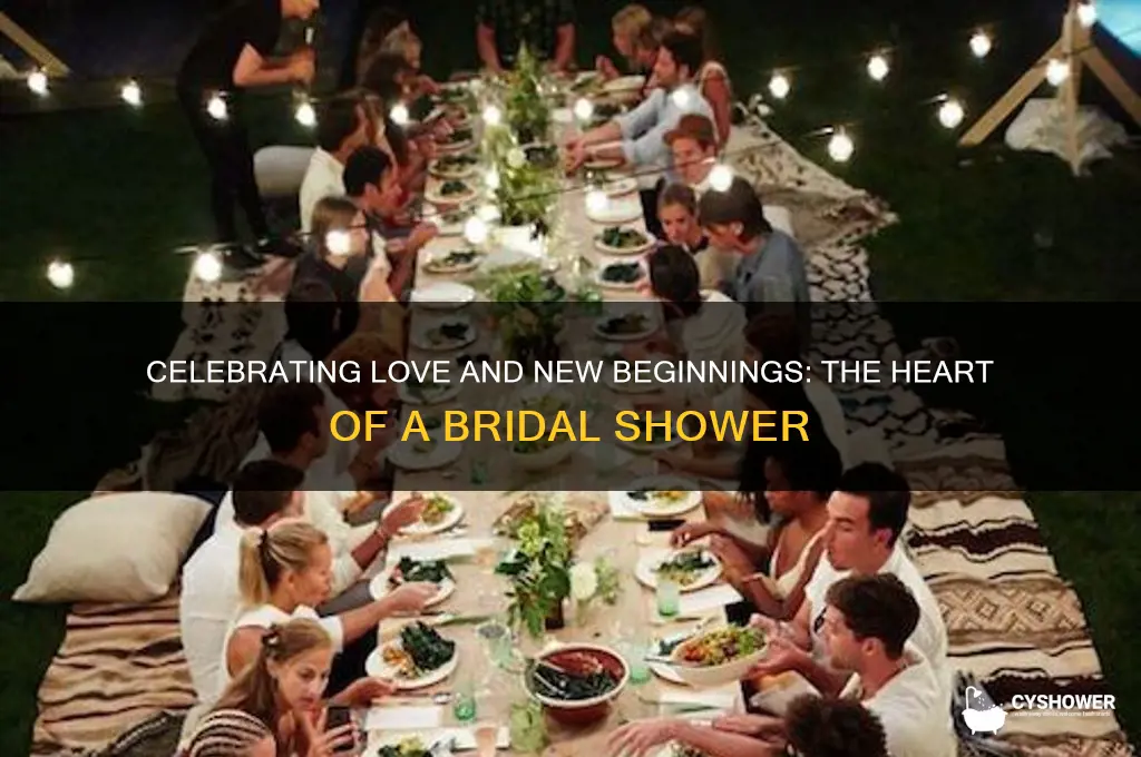 what does a bridal shower celebrate