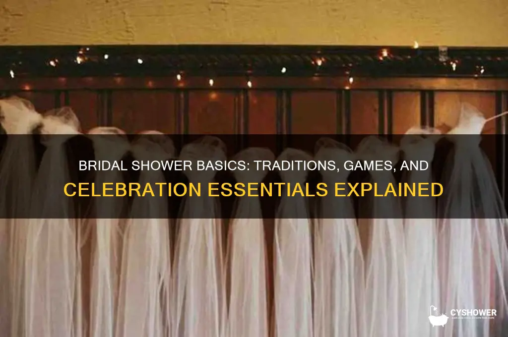 what does a bridal shower entail