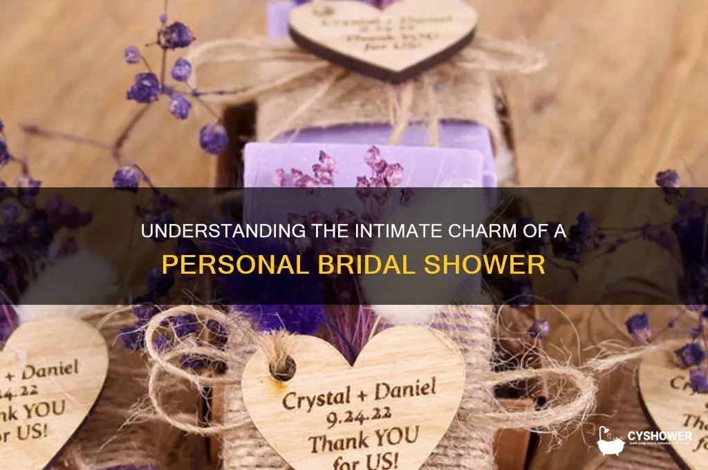 what does a personal bridal shower mean