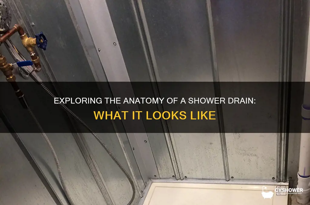 what does a shower drain look like