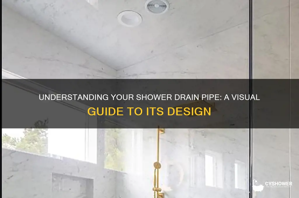 what does a shower drain pipe look like