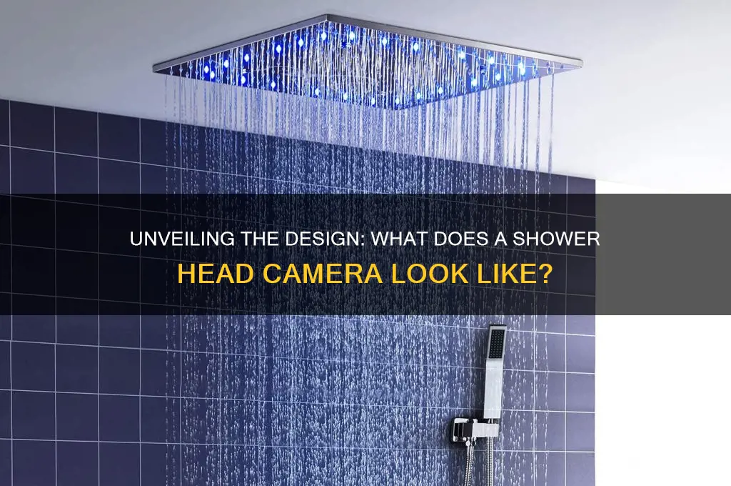 what does a shower head camera look like