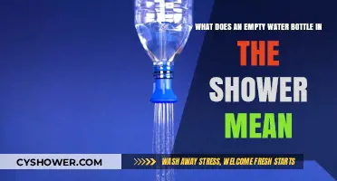Shower Mystery: Decoding the Empty Water Bottle Hack