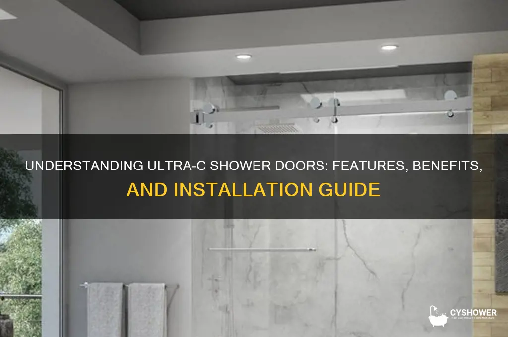 what does an ultra-c shower door mean