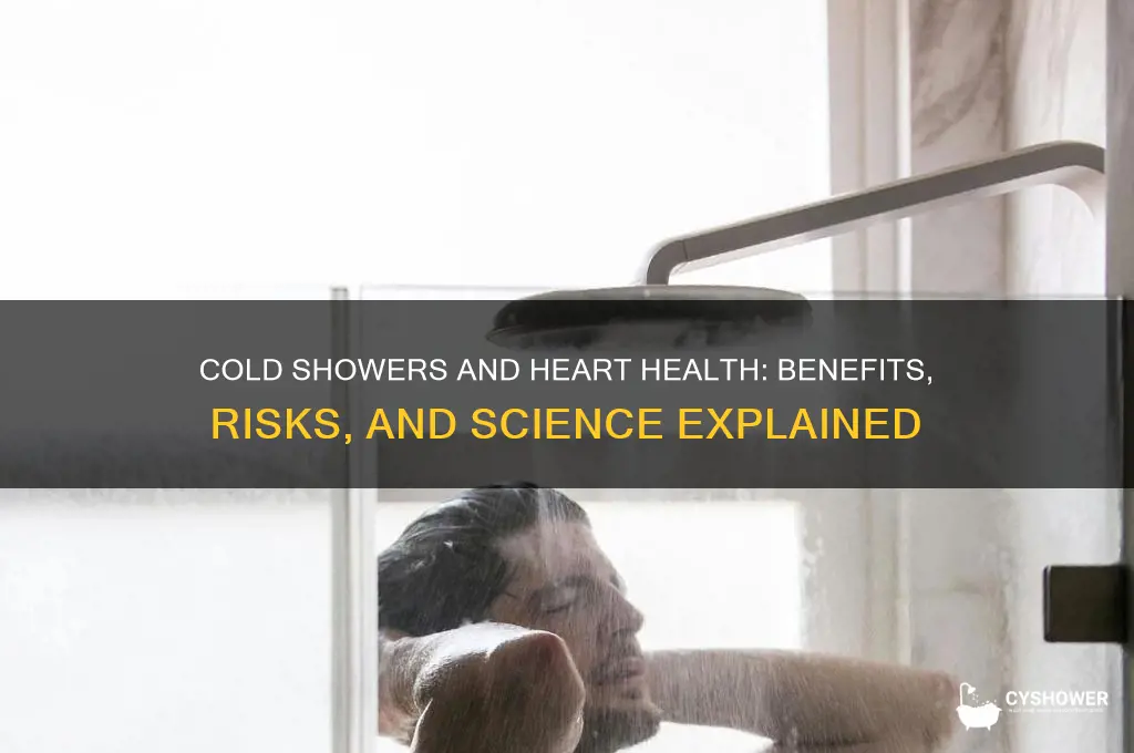 what does cold water shower do to heart