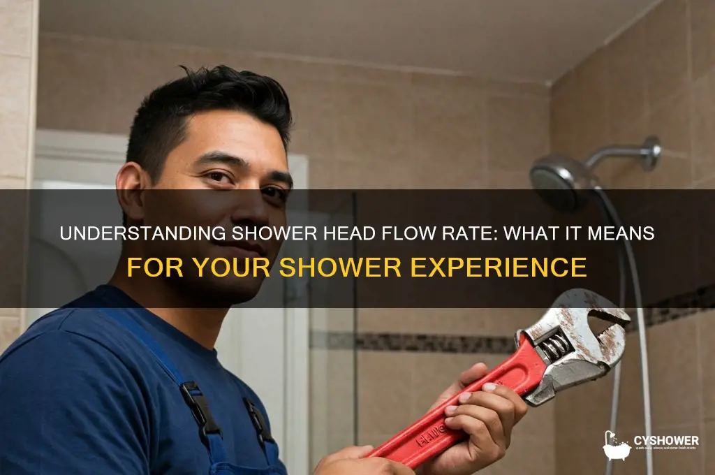 what does flow rate mean for shower head