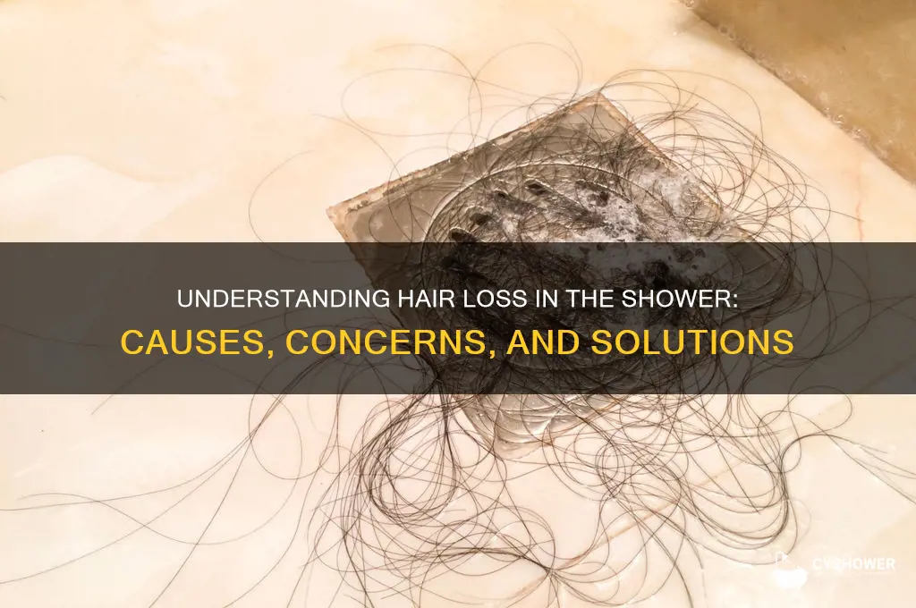 what does hair loss in the shower mean