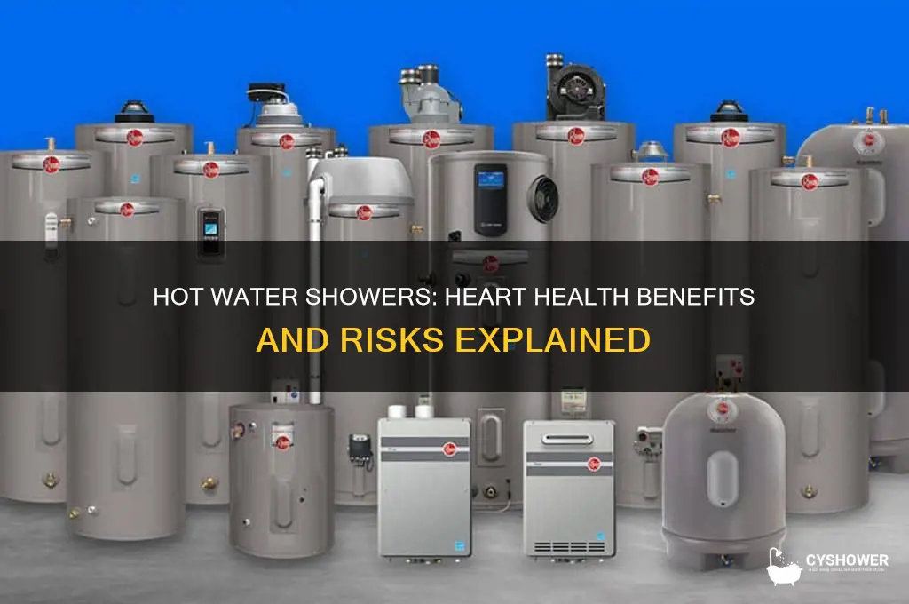 what does hot water shower do to heart