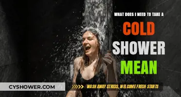 Understanding the Meaning Behind 'Take a Cold Shower' Advice
