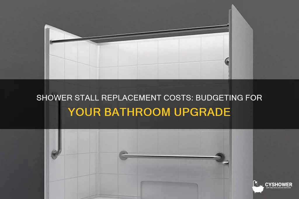 what does it cost to replace a shower stall
