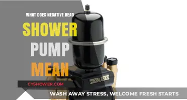 Understanding Negative Head Shower Pumps: Function, Benefits, and Installation Tips