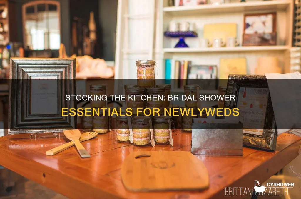 what does one war to stock the kitchen bridal shower