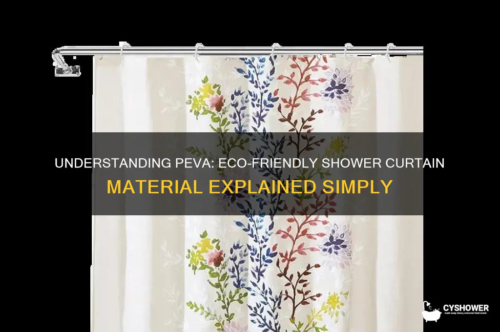 what does peva mean in shower curtains