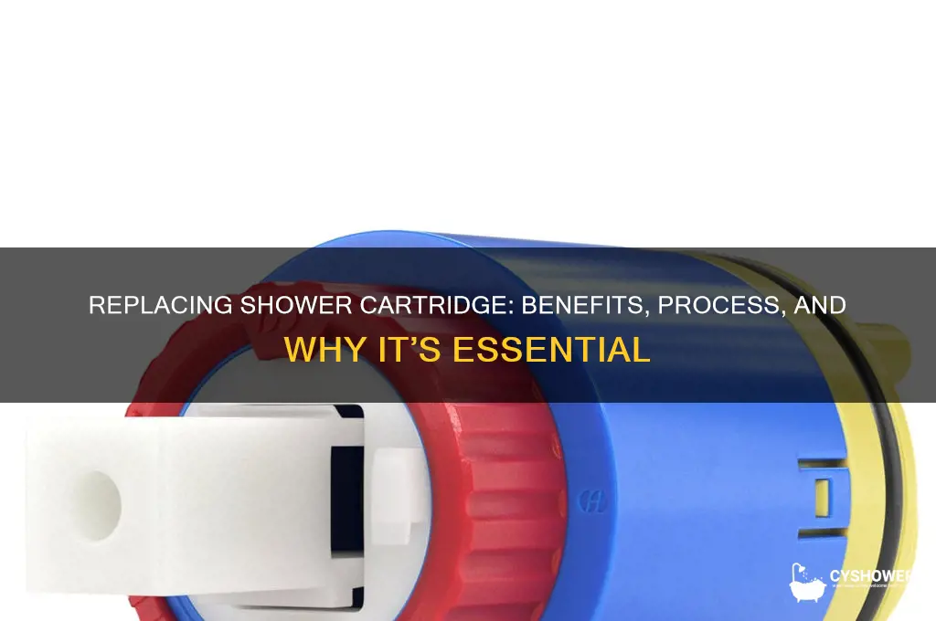 what does replacing shower cartridge do
