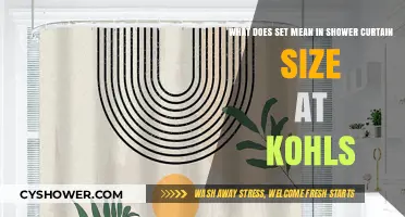 Understanding 'Set' in Shower Curtain Sizes at Kohl's: A Guide