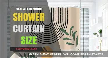 Understanding 'Set' in Shower Curtain Sizes: A Comprehensive Guide