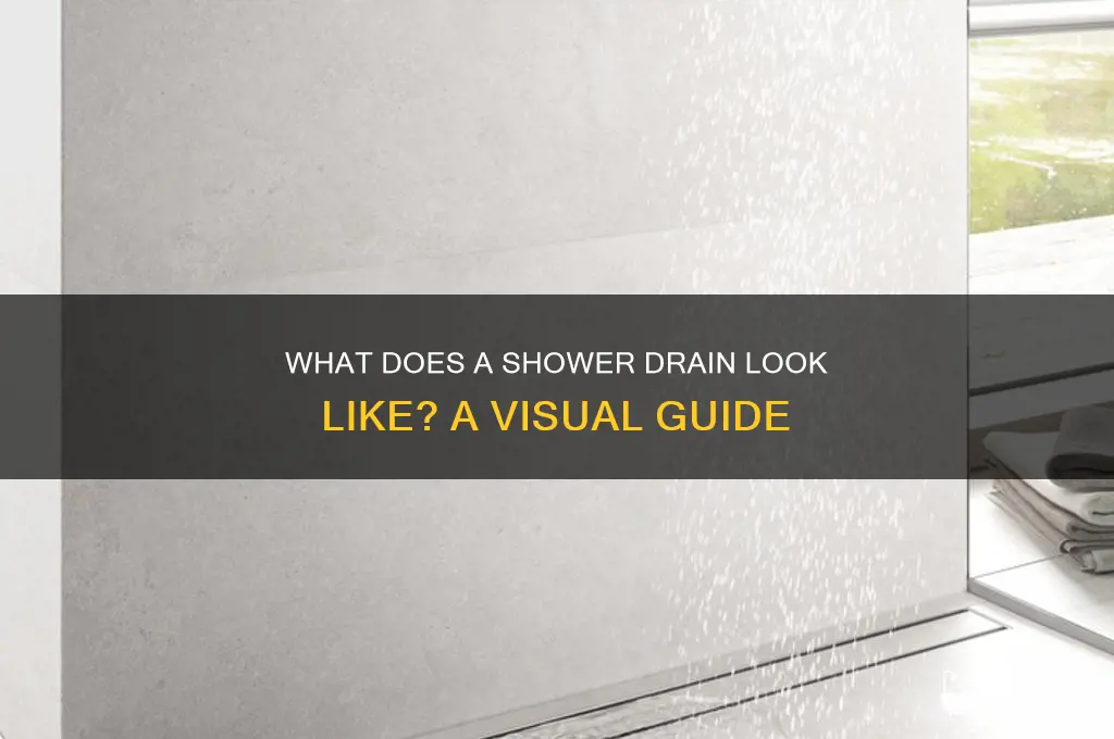 what does shower drain look likr
