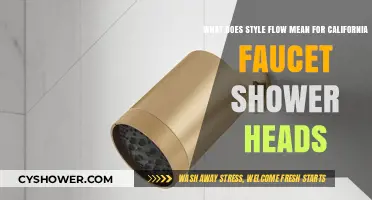 California Faucet Shower Heads: Understanding Style Flow's Impact and Benefits