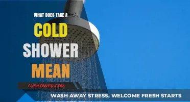 Unraveling the Meaning: What Does 'Take a Cold Shower' Really Imply?