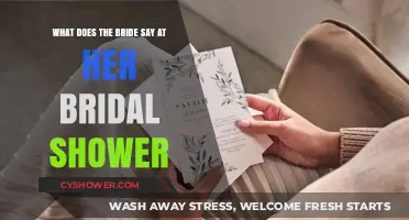 Bridal Shower Speeches: What the Bride Traditionally Says at Her Celebration