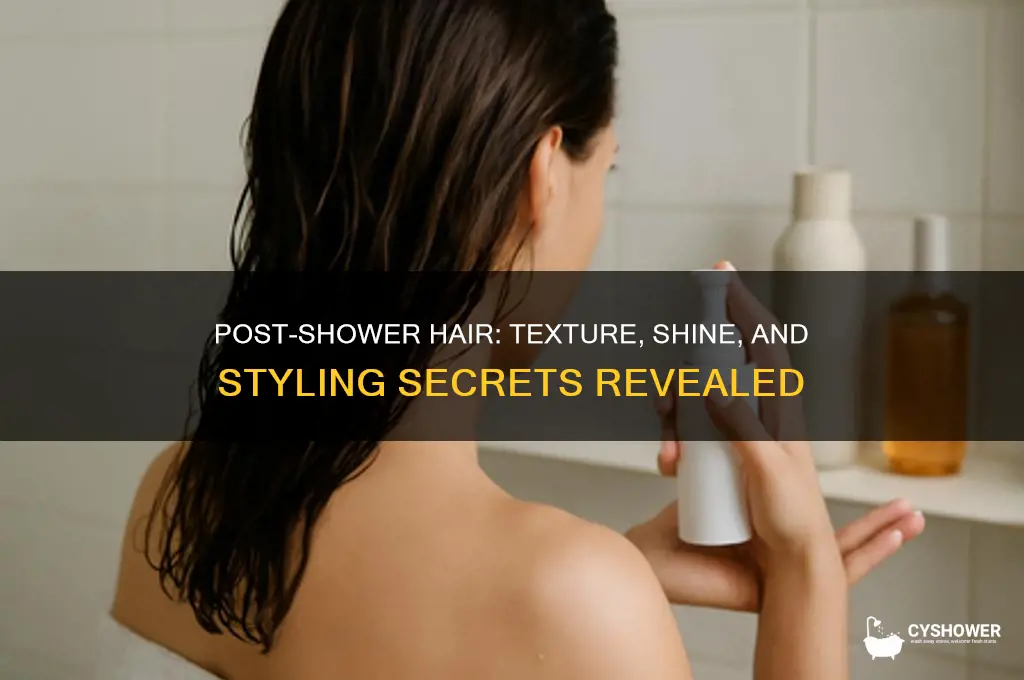 what does your hair look like after the shower