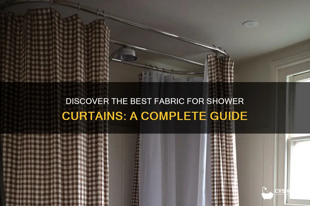 what fabric is shower curtains