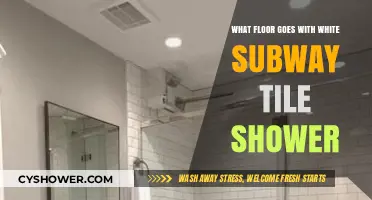 Perfect Shower Floors to Complement White Subway Tile Elegance