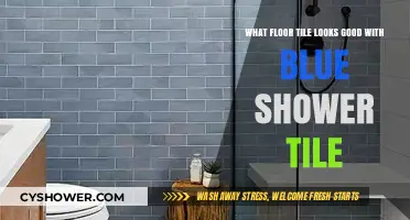 Complementary Floor Tiles to Enhance Your Blue Shower Tile Design