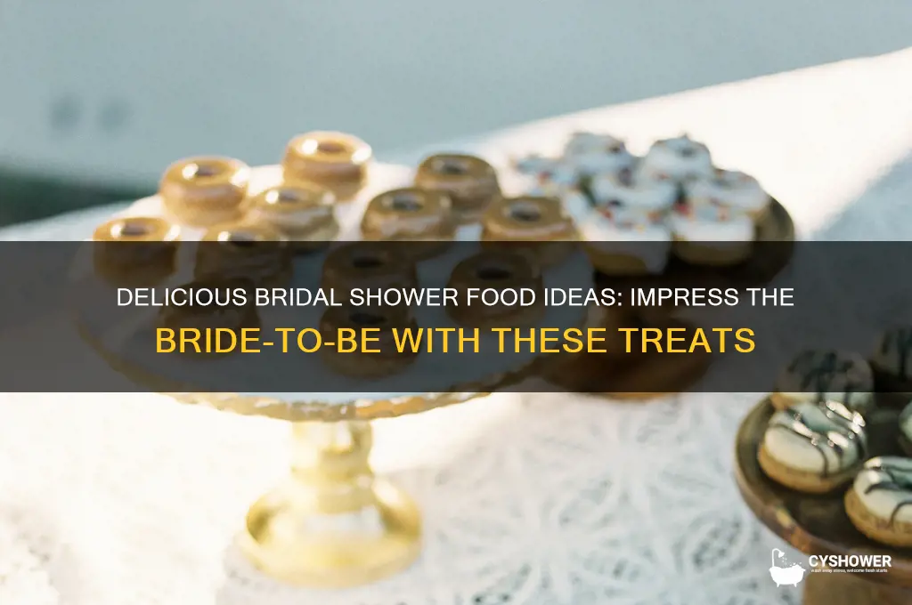 what food to take to a bridal shower