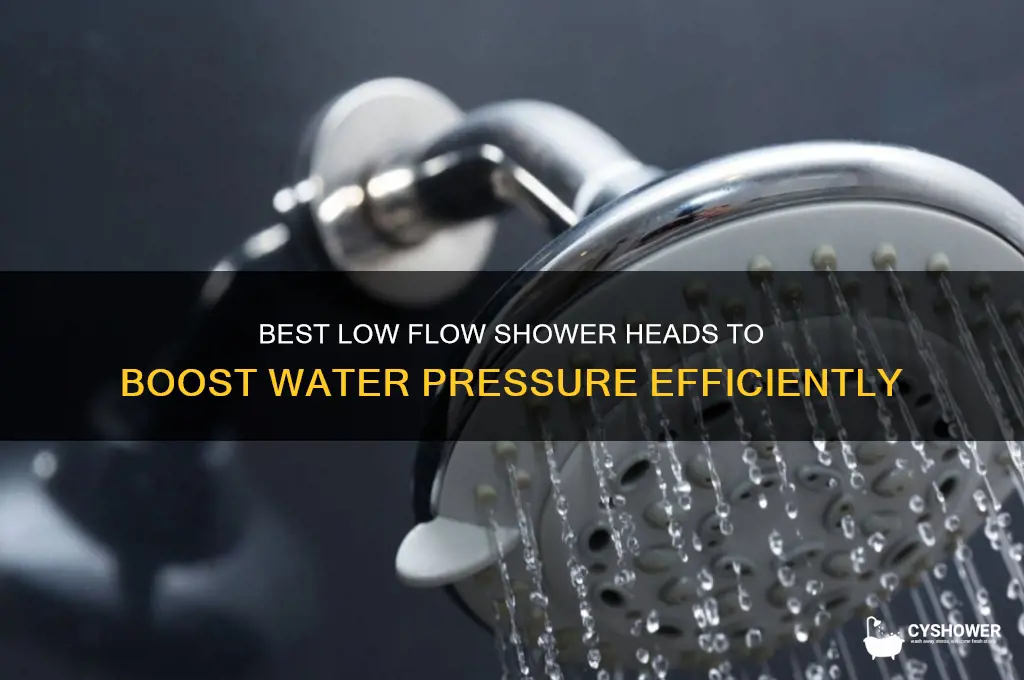 what gallon per minute shower for low water pressure