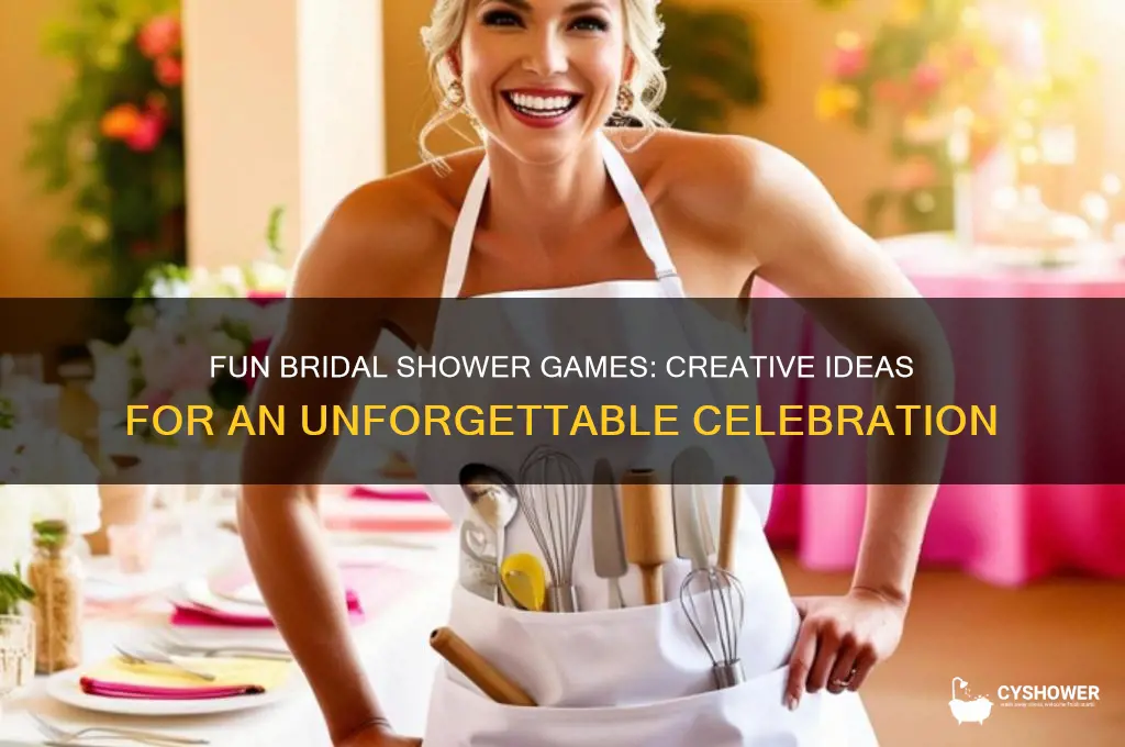 what games do u play at a bridal shower
