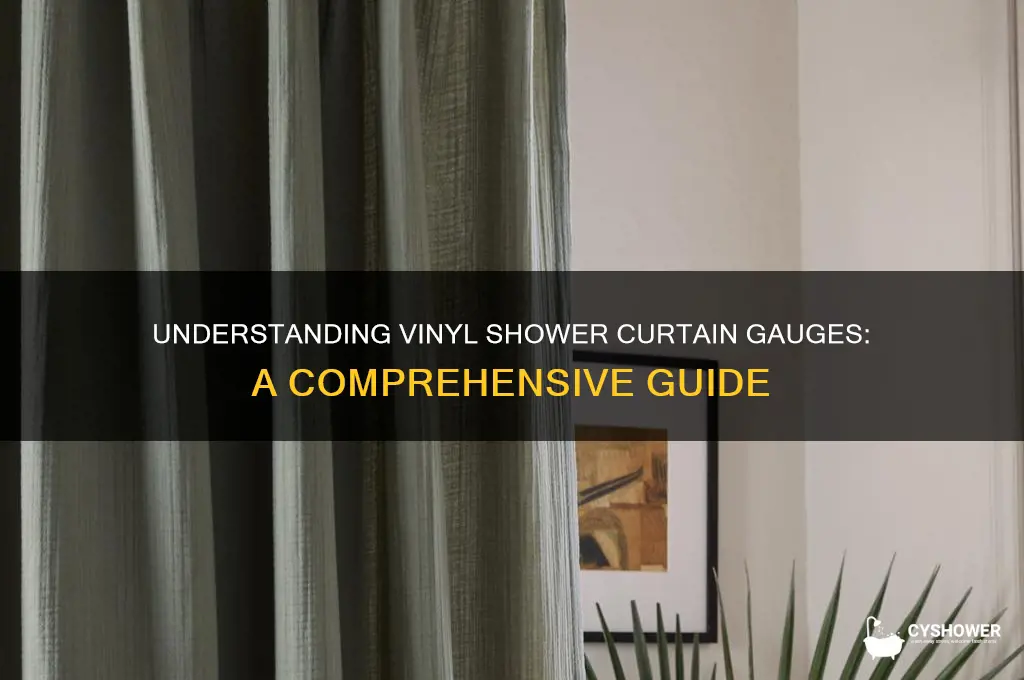 what gauge are vinyl shower curtains