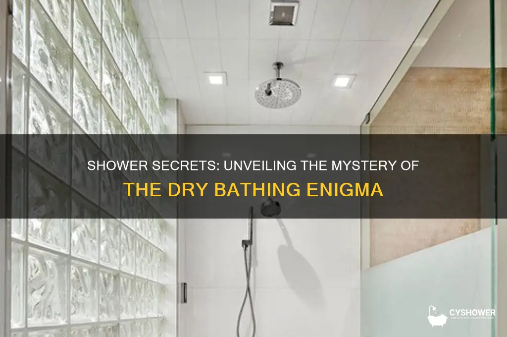 what gets a shower but doesn