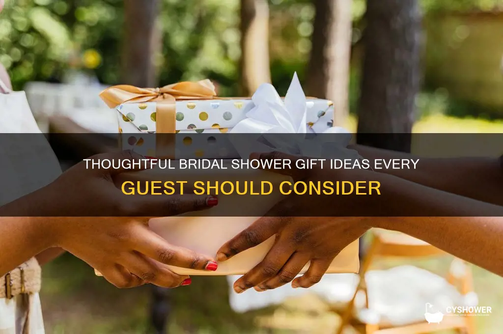 what gifts do u bring to a bridal shower