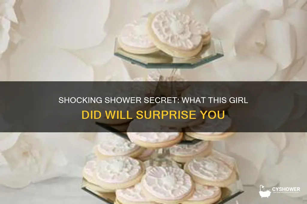 what girl gets caught doing in the shower is shocking