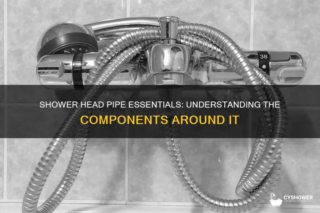 what goes around a shower head pipe