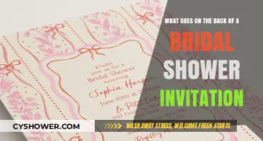 Bridal Shower Invitation Backside: Essential Details to Include for Guests