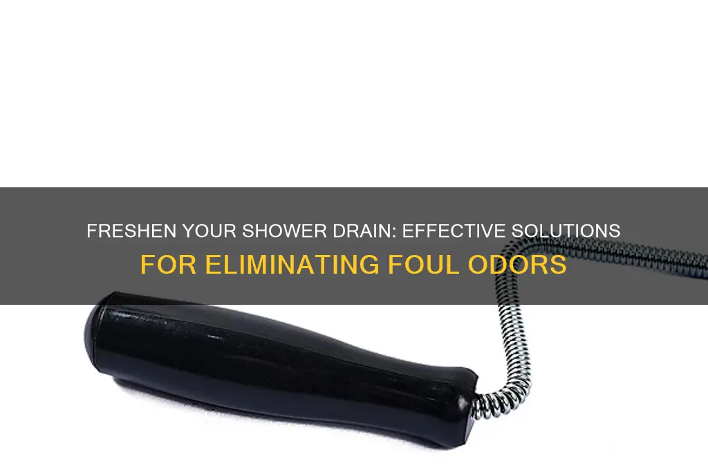 what good for smell shower drain
