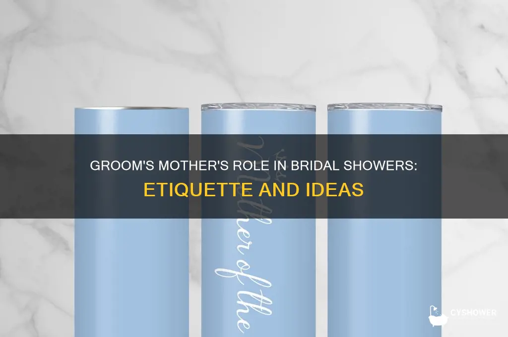 what groom mother bridal shower