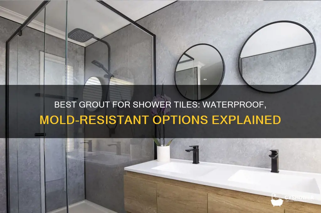 what grout to use for shower tile