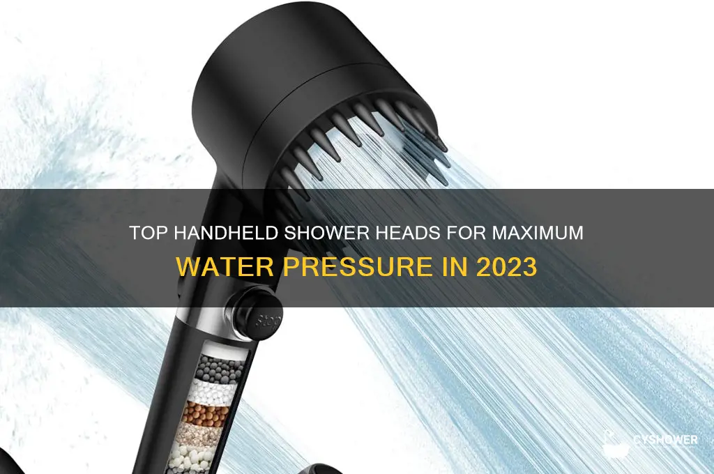 what hand held shower head has the best pressure