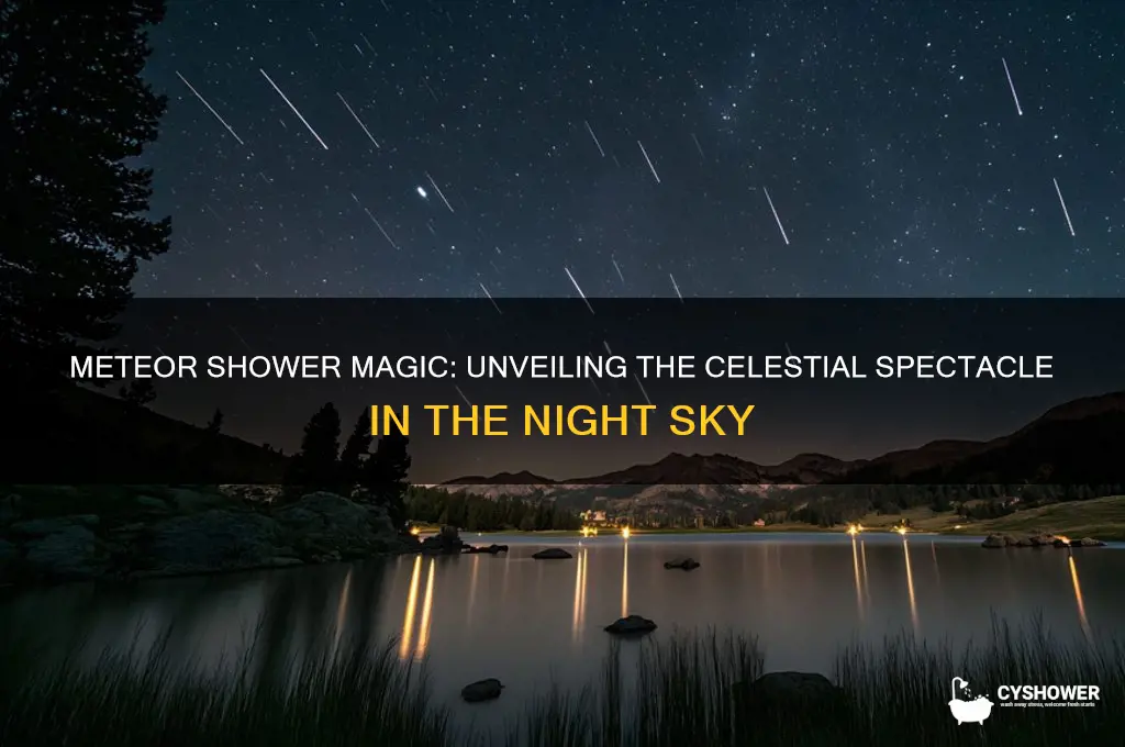 what happen during a meteor shower
