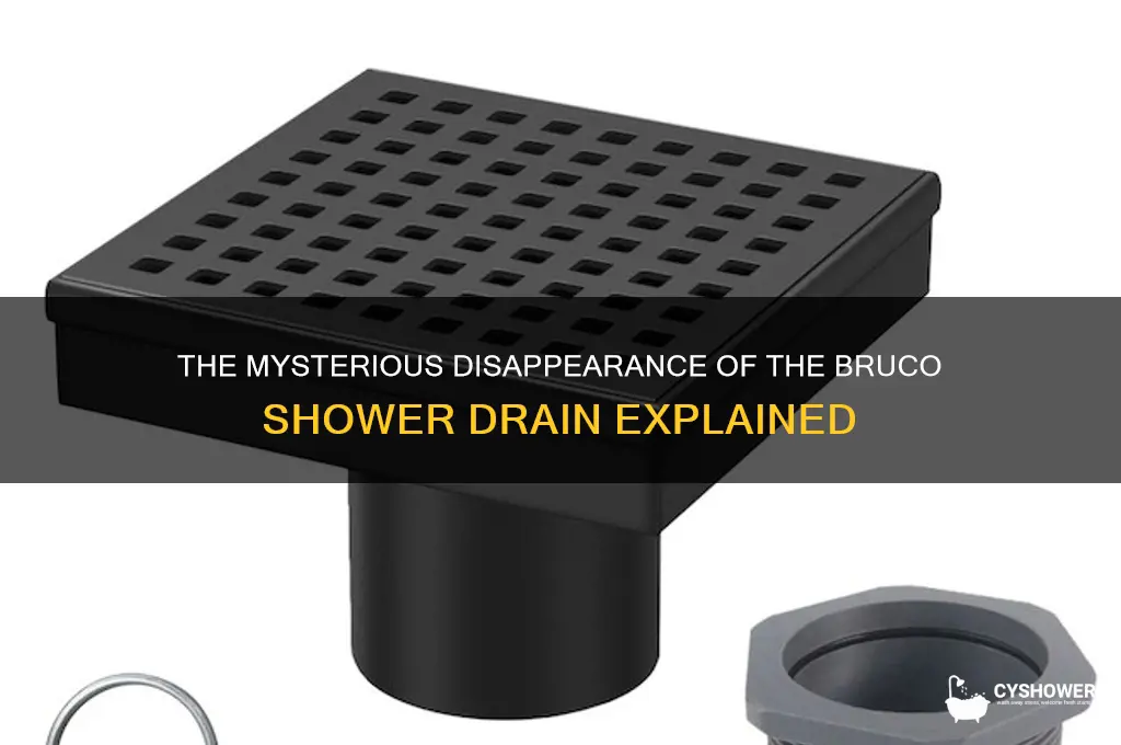 what happened to the bruco shower drain