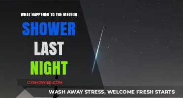 Last Night's Meteor Shower: What Happened and Why It Faded